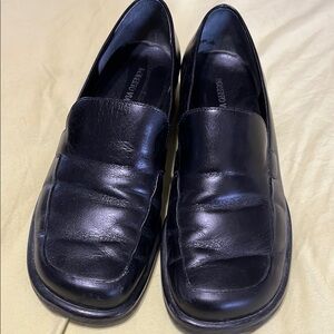 Roberto Vianni Black Leather loafers size 7